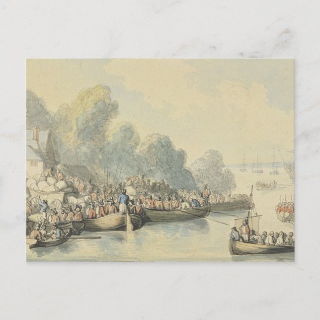 Embarkation at Southampton on 20th June after Lord Postcard (Front)