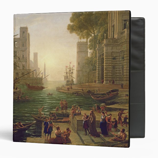 Embarkation of St. Paula Romana at Ostia, 1637-39 Binder (Front/Inside)