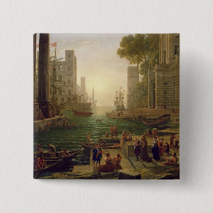 Embarkation of St. Paula Romana at Ostia, 1637-39 Button
