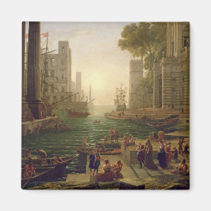 Embarkation of St. Paula Romana at Ostia, 1637-39 Magnet