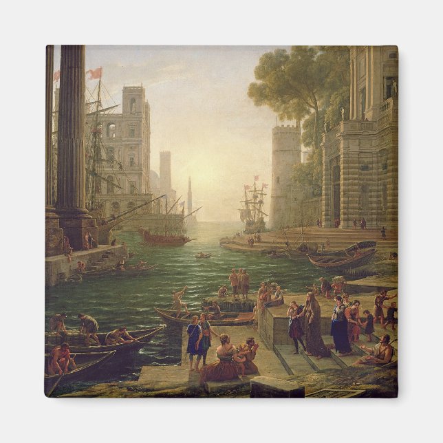 Embarkation of St. Paula Romana at Ostia, 1637-39 Magnet (Front)