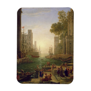 Embarkation of St. Paula Romana at Ostia, 1637-39 Magnet