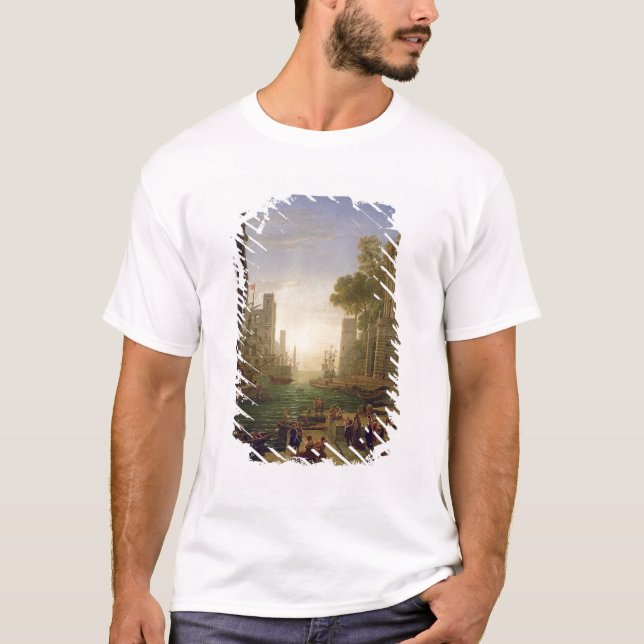 Embarkation of St. Paula Romana at Ostia, 1637-39 T-Shirt (Front)