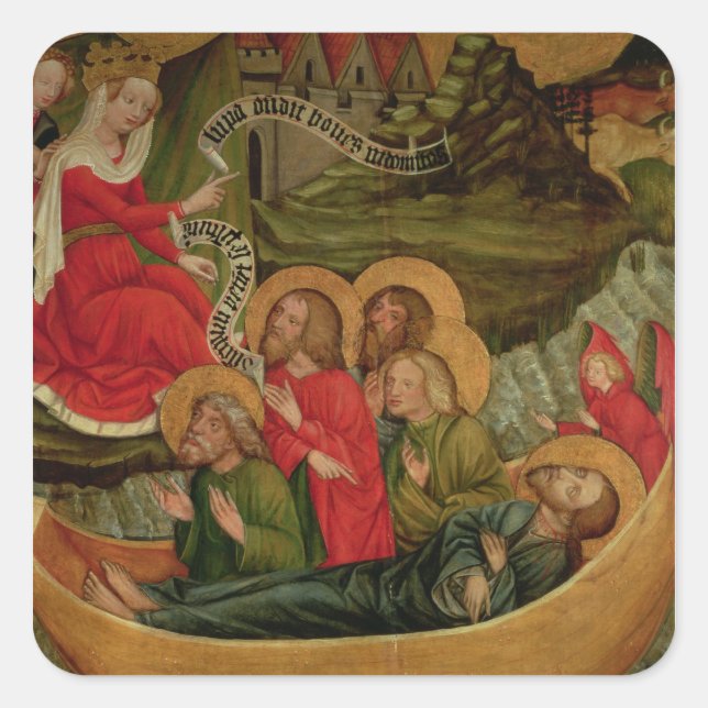 Embarkation of the body of St. James the Square Sticker (Front)