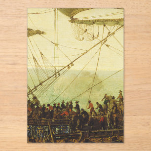 Embarkation of the Elector Palatine Acrylic Invitations