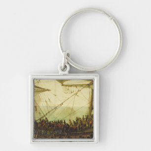 Embarkation of the Elector Palatine  Keychain