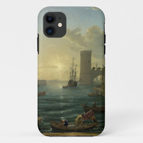 Embarkation of the Queen of Sheba _ Claude Lorrain iPhone 11 Case
