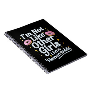 Embarrassing Hemorrhoids Inappropriate Adult Humor Notebook