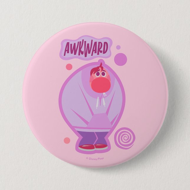 Embarrassment "Awkward" Button (Front)