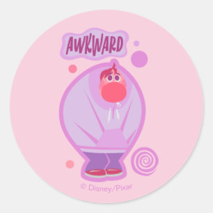 Embarrassment "Awkward" Classic Round Sticker