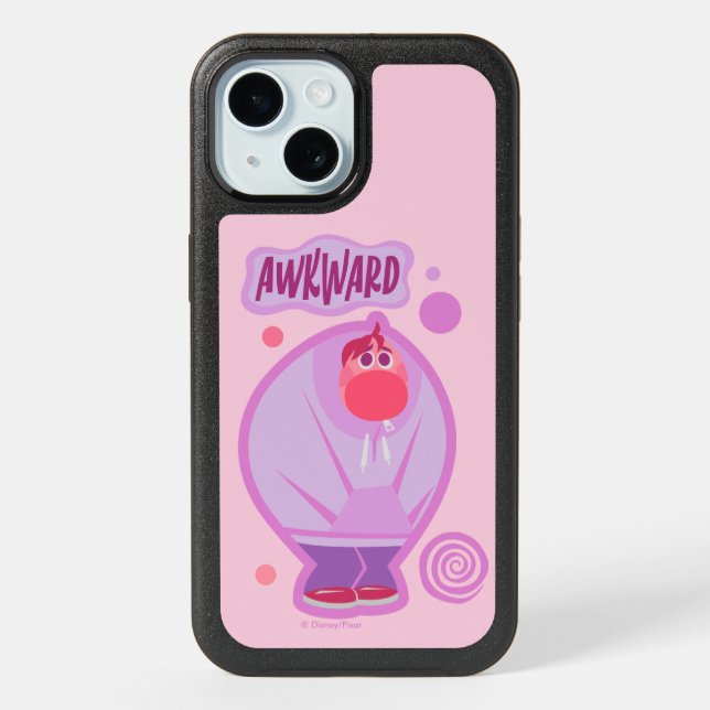 Embarrassment "Awkward" iPhone 15 Case (Back)