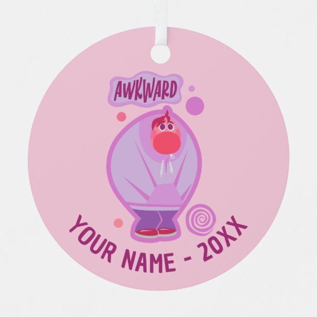 Embarrassment "Awkward" Metal Ornament (Front)