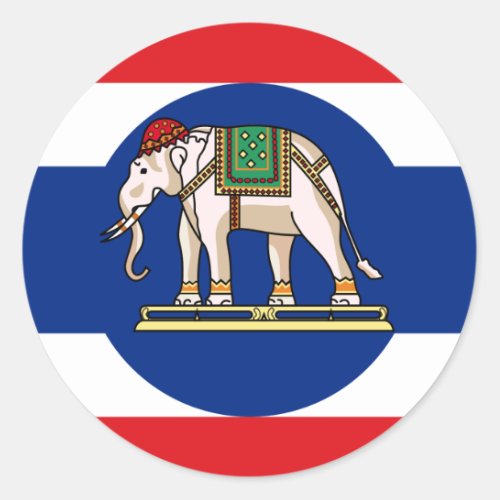 Embassador   Thailand Thailand Classic Round Sticker