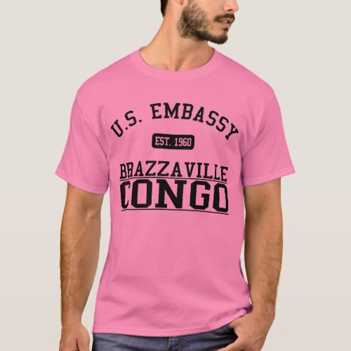 Embassy Brazzaville Congo T_Shirt