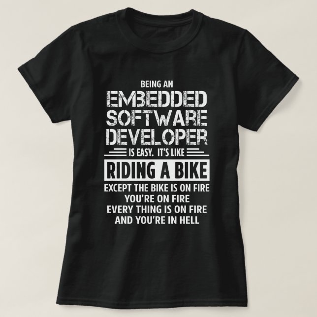Embedded Software Developer T-Shirt (Design Front)