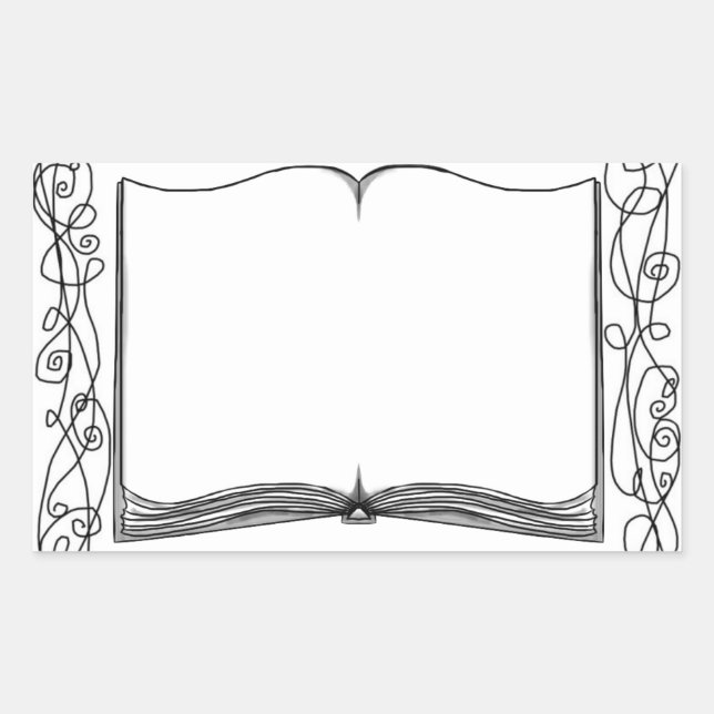Embellished Book Sticker Bookplate (Front)