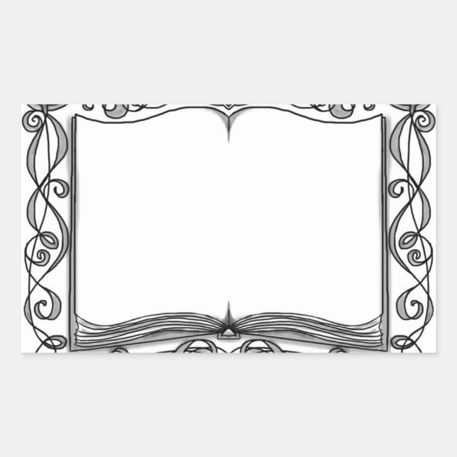 Embellished Book Sticker Bookplate (Front)