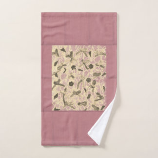 Embellished Floating Bows Hand Towel