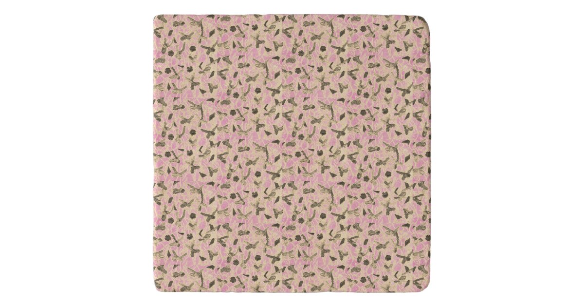 Floating Bows Embellished Floating Bows Trivet | Zazzle