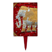 indian elephant cake topper