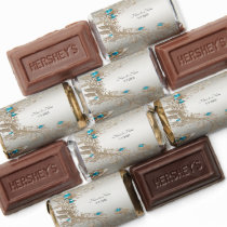 Embellishing Gold Blue Stones Hershey's Miniatures