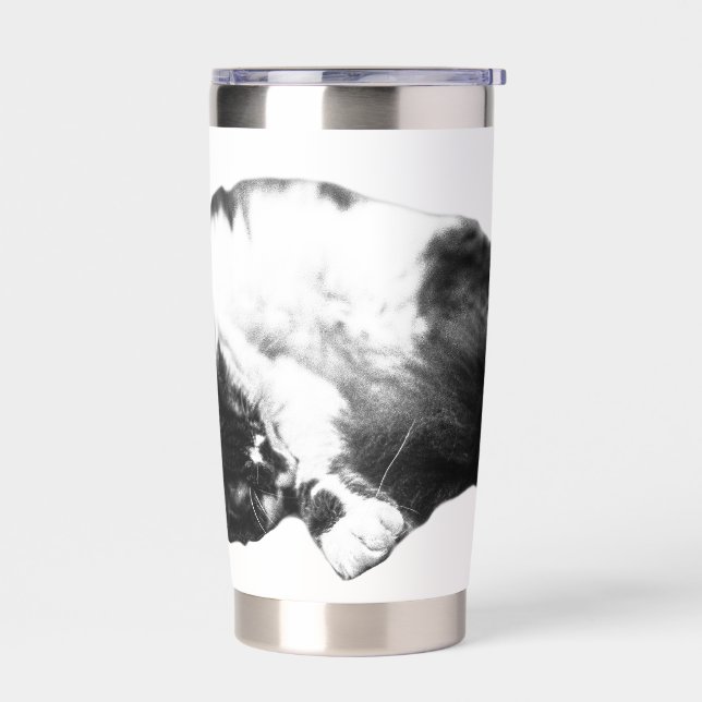 Ember-Glow Catnap Insulated Tumbler (Left)