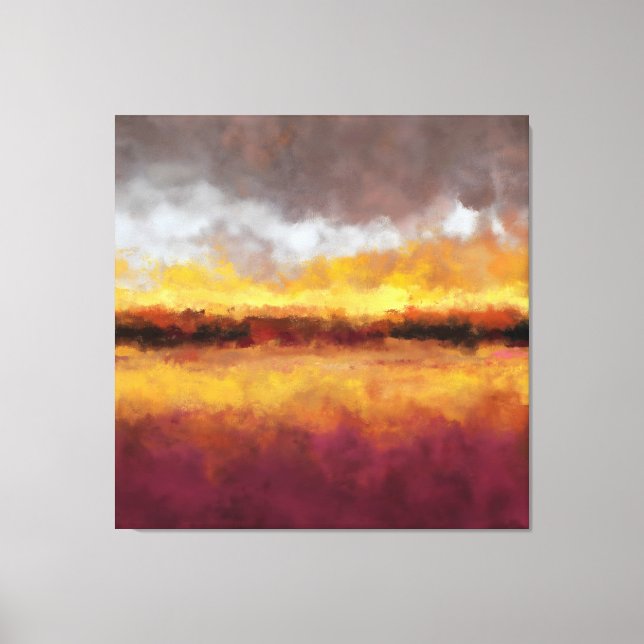 Ember Horizon Canvas Print (Front)