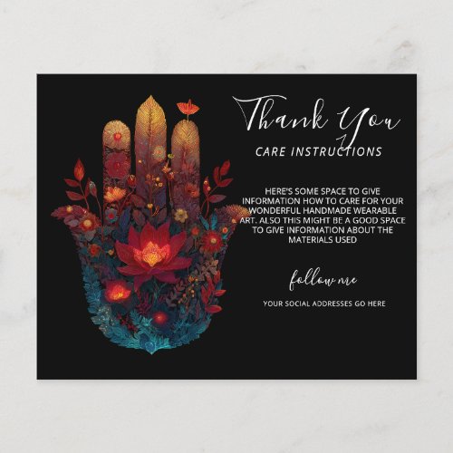 Ember Lotus | Hamsa Hand Design Flyer