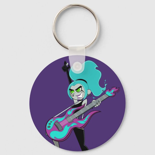Ember McLain ROCK ON Keychain (Front)