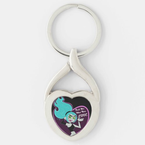 Ember McLain Tell Me Who You Love Keychain