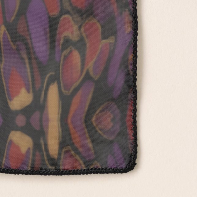 Ember Mirage Luxe Pattern Scarf (Detail)