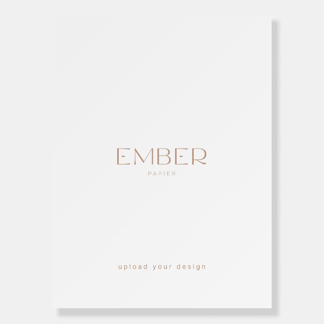 Ember Papier 18x24 Foam Board Custom Upload (Front)