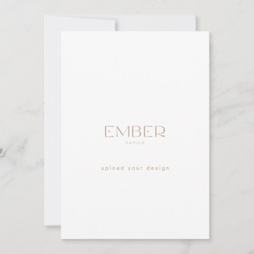 Ember Papier 5x7 Custom Invite Upload Your Design