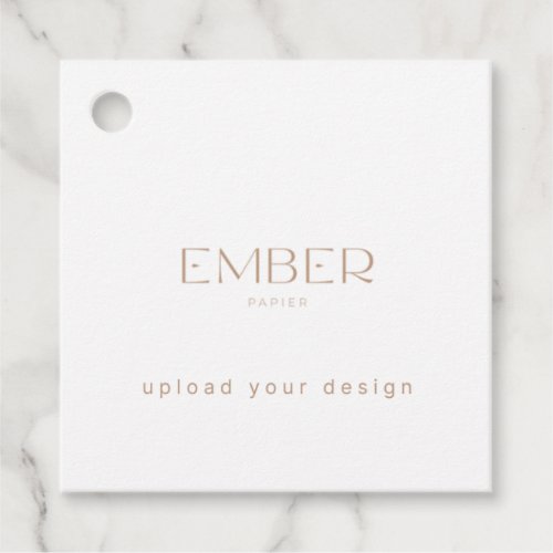Ember Papier Front 2x2 Gift Tag Upload Your Design