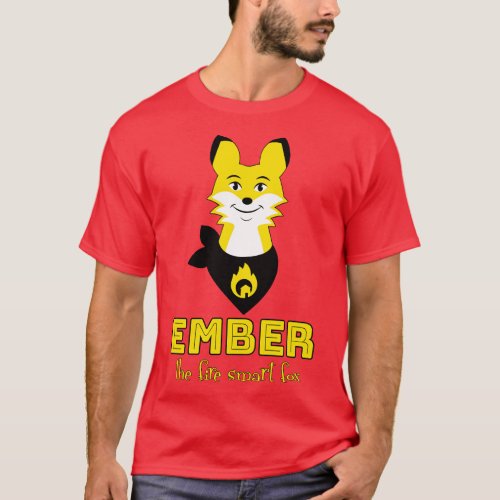 Ember The Fire Smart Fox Canada T_Shirt