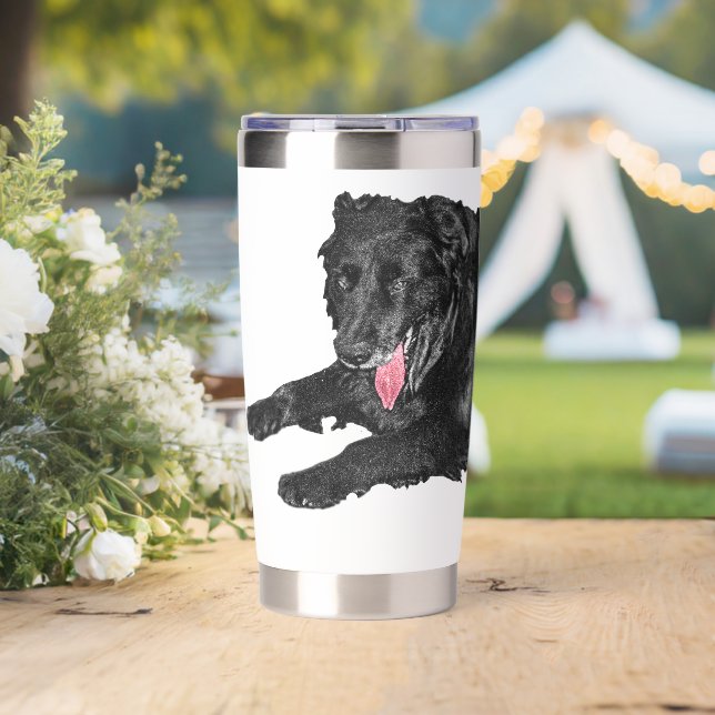 Ember-Tongue Calm for Leafy Mornings Insulated Tumbler (Wedding (Rotated))