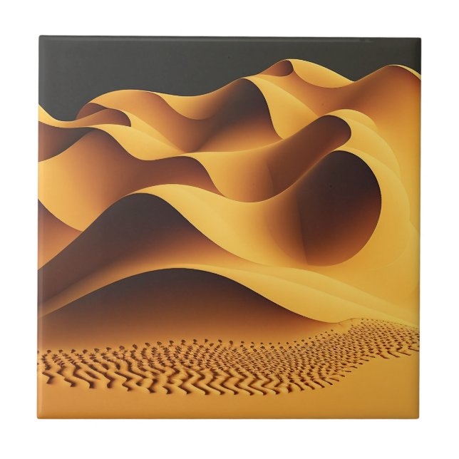 Ember Valleys Ceramic Tile (Front)
