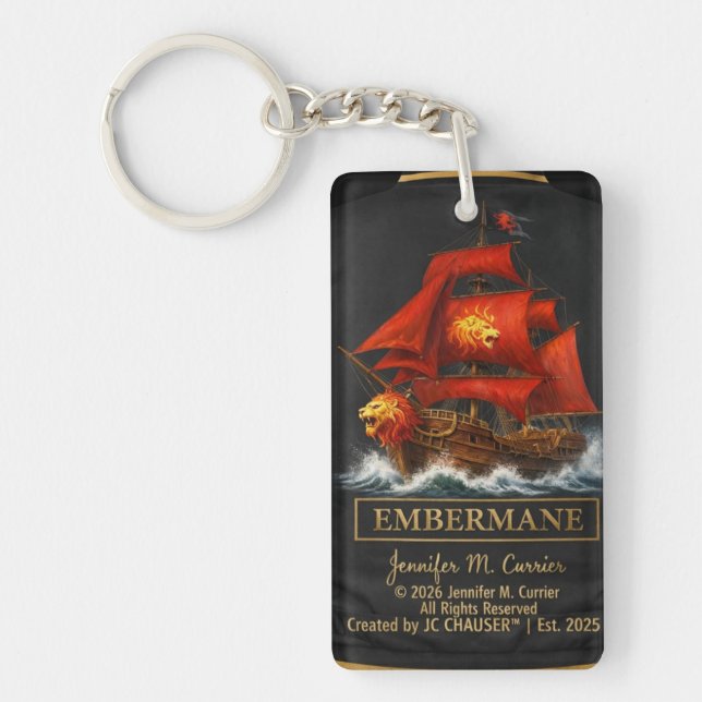 Embermane Keychain (Front)