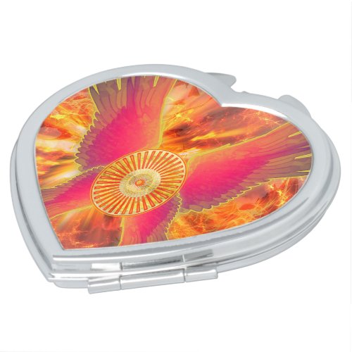 Embers of Vitality Unleashing the Fire of Life Compact Mirror
