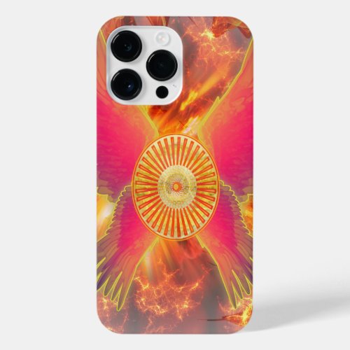 Embers of Vitality Unleashing the Fire of Life iPhone 14 Pro Max Case