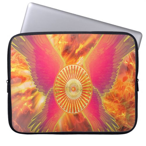 Embers of Vitality Unleashing the Fire of Life Laptop Sleeve