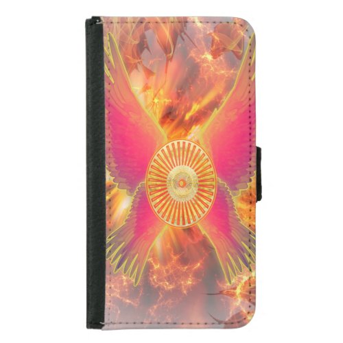 Embers of Vitality Unleashing the Fire of Life Samsung Galaxy S5 Wallet Case