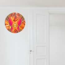 Embers of Vitality: Unleashing the Fire of Life Wall Decal