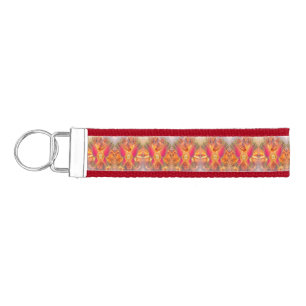Embers of Vitality: Unleashing the Fire of Life Wrist Keychain