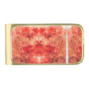 Embers Unfolding Gold Finish Money Clip