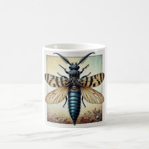 Embioptera Insect Dorsal View 190624IREF108 _ Wate Coffee Mug