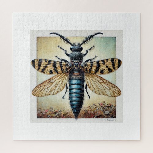 Embioptera Insect Dorsal View 190624IREF108 _ Wate Jigsaw Puzzle