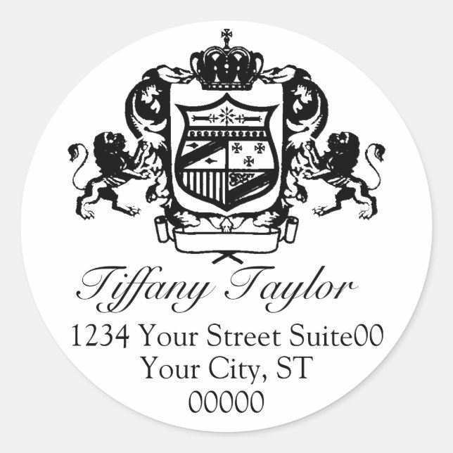 Emblem Address Sticker (Front)