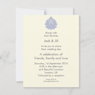 Emblem (blue) 4.25x5.5 invitation