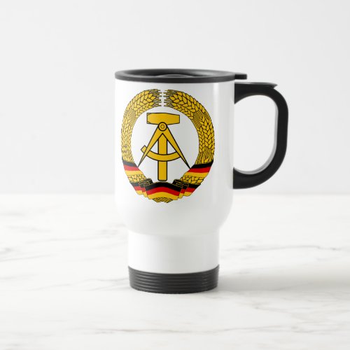 Emblem der DDR _ National Emblem of the GDR Travel Mug